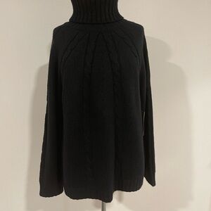 Brand New With Tags Women's Black Turtleneck Sweater